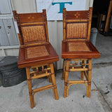 Pair Swivel Bar stools