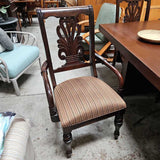 Dining Chair Striped Seat Cushion
