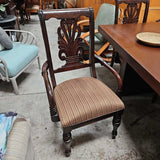 Dining Chair Striped Seat Cushion