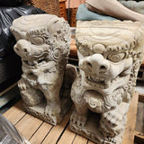 Foo Dogs Cast Stone