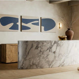 Organic Curves III Tryptich by FH Art Studio