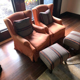 Children's Club Chairs w/ Ottomans (Set)