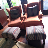 Children's Club Chairs w/ Ottomans (Set)