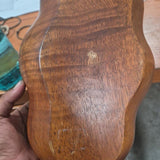 Hand-Carved Freeform Wooden Bowl