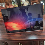 Warren Fintz “Halemaʻumaʻu Moonbow” Signed Aluminum Photograph