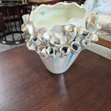 Ivory Coral-Inspired Ceramic Floral Vase