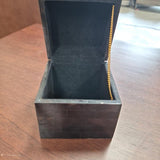 Glossy Black Geometric Keepsake Box