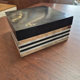 Cyan Design Avondale Black & Natural Striped Box