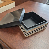 Cyan Design Avondale Black & Natural Striped Box