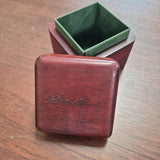 Eddie Bauer Wooden Keepsake Box with Green Lining
