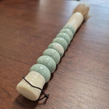 Celadon Flattened-Bead Decorative Brush