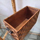 Rectangular Woven Rattan Magazine Basket