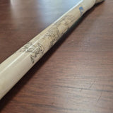 Illustrated Cream-Handle Decorative Calligraphy Brush