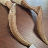 Curved Horn-Style Decorative Calligraphy Brush
