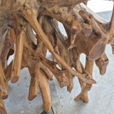 Teak Indonesian Root-Wood Console Table