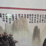 Chinese River Landscape Embroidered Textile