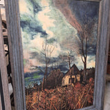 Transition - M. Christianson Farmhouse Painting, 1975