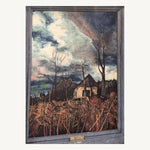 Transition - M. Christianson Farmhouse Painting, 1975 — cropped and straightened original photograph; full frame shown in additional photos