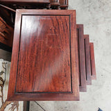 (4) rosewood nesting tables