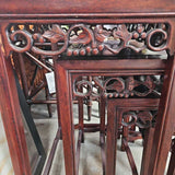 (4) rosewood nesting tables