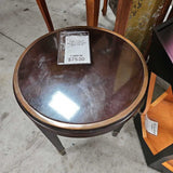 small round side table