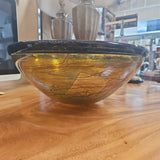 Amber Glass Bowl Sink