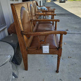 Antique Oak 3 Seat bench