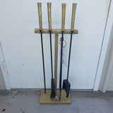 Cast Fireplace Tool Set