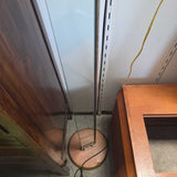 Standing Brass & Glass Lamp