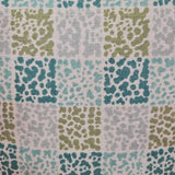 Blue Green Square Pillow