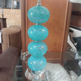 Table Lamp Glass Float Lamps Pair