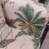 Ratan Tropical Orchid Armchair Pair