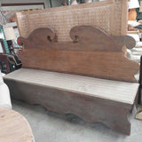 Solid Carved Teak Bench