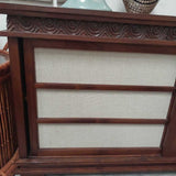 Burlap Carved Buffet