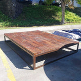 Coffee Table Rustic Wood Top