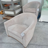 Holey Hunt Swivel Club Chairs