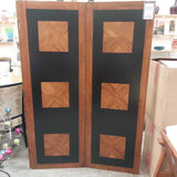 Wood 3 Panel Screen