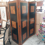 Wood 3 Panel Screen