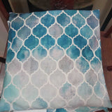 Pattern Blue Toss Pillow