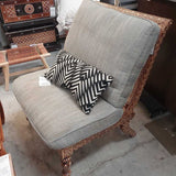 Cane bone Inlayed Chair