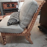 Cane bone Inlayed Chair