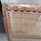 Cane bone Inlayed Chair
