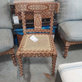 Cabinet bone Inlayed Chair