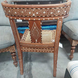 Cabinet bone Inlayed Chair