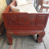 Asian Carved Daybed