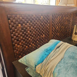 Bed Frame Coconut inlayed