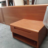 Bed frame W/ Side Tables