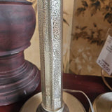 Silver Fumed Pair Table Lamp