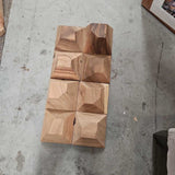Wood Square Pattern Wall Art