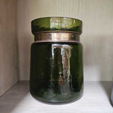 Green Glass Vase